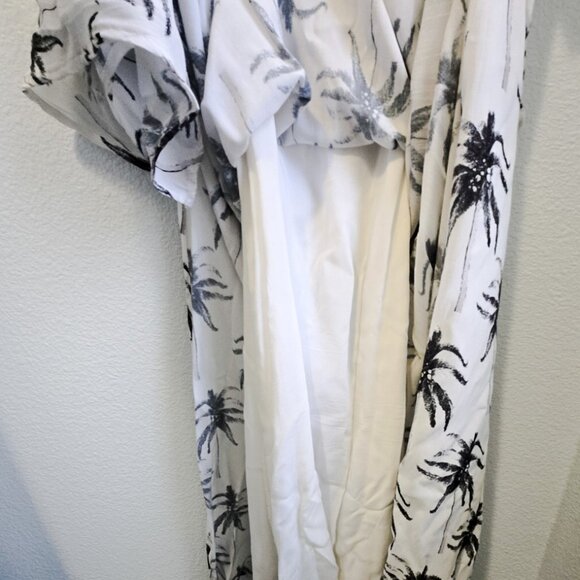 TEEINK Palm Tree Print Casual Dress - Picture 3 of 4